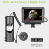 Night Vision Scope Digital Camera Infrared Rifle Scope 850nm Hunting Scope System w/ IR Torch System 5” Monitor