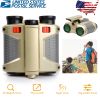 4X30 Kids Toy Night Vision Binoculars with Pop-Up LED Light Portable Neck Strap for Watching Hiking Travelling