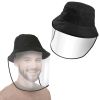Fishman Hat Protective Face Shield Removable Sun Bucket Cap Face Cover Protect Against UV Spitting Saliva Dust Wind