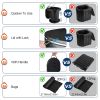 Retractable Portable Toilet Collapsible Portable Potty for Adults Emergency Toilet Kit with Adjustable Height Lid 20 Garage Bags Carry Bag for Camping