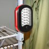 Compact Work Light 27LEDs Hang Lights Portable Magnetic Flashlight with Hook for Camping Hiking Emergency