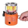 2000W 2 In 1 Camping Stove Tent Heater Outdoor Gas Stove Portable Backpacking Stove with 3 Modes 360° Radiant Heating for Camping Hiking Picnic BBQ