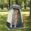 Portable Solar Heated Shower Bag Camping Shower Bath Water Bag 5 Gallons w/ On-Off Switchable Shower Head