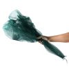 Fishing Trap Net Portable Folded Fishing Bait Trap Shrimp Minnow Crab Bait Net 6 Sides 6 Holes Crayfish Cast Mesh Trap Automatic