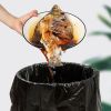 5 Rolls Overall 50 Count Black Garbage Bags Disposable Trash Bags Trash Can Liners Unscented Leak Resistant for Camping Toilet Home Office