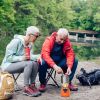 2000W 2 In 1 Camping Stove Tent Heater Outdoor Gas Stove Portable Backpacking Stove with 3 Modes 360° Radiant Heating for Camping Hiking Picnic BBQ