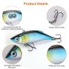 383Pcs Fishing Lures Tackle Box Bass Fishing Animated Lure Crankbaits Spinnerbaits Soft Plastic Worm Saltwater Freshwater Fishing Kit