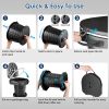 Retractable Portable Toilet Collapsible Portable Potty for Adults Emergency Toilet Kit with Adjustable Height Lid 20 Garage Bags Carry Bag for Camping