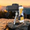40x40 HD Optical Monocular Telescope w/ FMC Lens Low Light Vision Scope Phone Holder Tripod Compass For Bird Watching Hunting Camping Hiking Sport Eve
