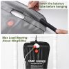 Portable Solar Heated Shower Bag Camping Shower Bath Water Bag 5 Gallons w/ On-Off Switchable Shower Head