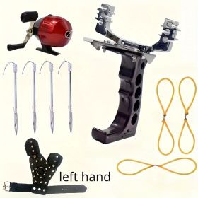 11pcs fish shooting set, iron catapult fishing slingshot scroll - high-power slingshot fishing gear and shooting ability