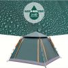 Muti-Person Outdoor Automatic Quick Opening Camping Tent with Mesh Windows. Made of Oxford Fabric, Comes with Portable Bag & Moisture - Proof Mat.