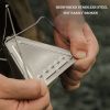 1pc Portable Coffee Drip Rack; Foldable Reinforced Stainless Steel Coffee Filter Rack; Portable Funnel Filter Cup; Coffee Stove