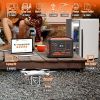 Portable Power Station 110V/600W 568Wh Lithium Battery Pure Sine Wave AC Outlet DC USB Solar Generator Supply