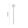 8pcs Ground Nails; Tent Stakes; Garden Stakes; Heavy Duty Stakes; Camping Tent Pegs; Glowing Ground Pegs; Awning Steel Pegs; Wind Rope Pegs
