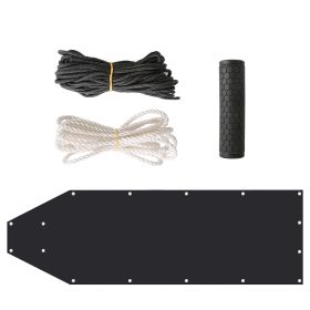 Deer Drag Sled with Handle Deer Cart Game Hauler Snow Sledding Pad Hunting Gear Supplies with 32.8FT Black Rope 16.1FT White Rope for Hunting Ice Fish (Option: Handle)