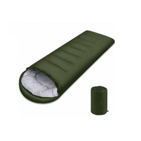 Outdoor Camping Sleeping Bag Thickened Adult Hollow Cotton Winter Sleeping Bag (Heavy Weight: 33.5oz, size: (70.8"+11.8")*29.5")