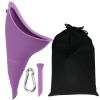 Portable Silicone Urinal For Women; Reusable; Dewable; Emergency Urinal In Car; Emergency Urinal With Hook And Catheter