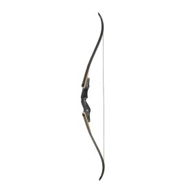 60in Takedown Recurve Bow Wooden Bow Arrow Kit Right Hand Hunting Practice 50lbs (Bow Body Color: Burlywood, Draw Weight: 50 lbs)