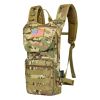 VEVOR Hydration Backpack, Water Backpack with 3L TPU Water Bladder, Tactical Molle Hiking Hydration Pack with Storage