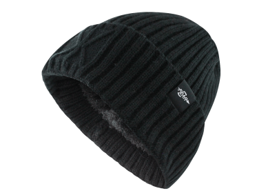 Fear0 NJ Warmest Watch-Cap Plush Insulated Lined Tactical Field Beanie Hat Men (Color: black)