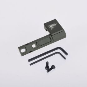 US Warehouse Night Weapon Light Offset Mount for Surefir M300 M600 M300V Tactical Scout Flashlight Mounted on Picatinny Rail (Color: black)