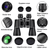 180x100 High Power mil. binocs Day Night Vision Compact wtrprf binocs For Bird Watching hntg Travel Football Games Stargazing w/ Carrying Case & Strap