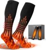 Wavmill rechg. Heated Set - Heated Socks & Hand Warmers for Men - 2 Packs 12000mAh Electric Foot Warmers - Gifts for hntg, Fishing, Skiing & Outdr