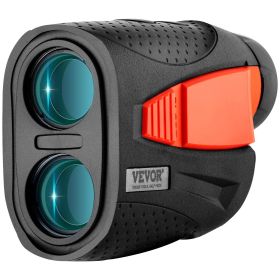 VEVOR Magnetic Golf Rangefinder, 1300 Yards Laser Golfing Hunting Range Finder, 6X Magnification High-Precision Flag Lock Vibration, Slope, USB Charge (Style: Charging Version, Laser Range: 5-1300 Yards)