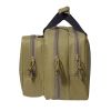 VEVOR Range Bag for 2 Pistols Tactical Gun Bag 2 Built-in Pistol Bags Brown, Range Bag for Handguns Gun Case Bag w/ Lockable Zipper for Shooting Range