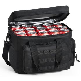 VEVOR Cooler Bag, 20L insul. Lunch Bag w/ Molle Design & Multi-Pocket, 600D Cooler Lunch Box w/ Removable Storage Bags, Soft Cooler (Capacity: 20_L)