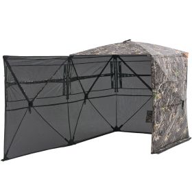 Portable Hunting Blind See Through Ground Deer Blinds 2-3 Person Carrying Bag (size: 58 x 58 in)