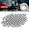 Xemussa 100pcs 6mm steel balls, iron balls, precision steel bearing balls, suitable for slingshots