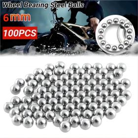 Xemussa 100pcs 6mm steel balls, iron balls, precision steel bearing balls, suitable for slingshots (Quantities: 100pcs)