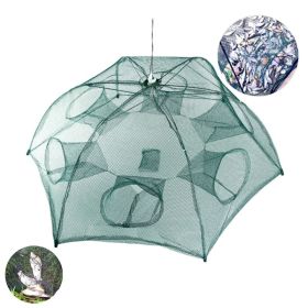 Portable Folded Fishing Bait Trap Fishing Trap Net (Type: Style B, Color: green)