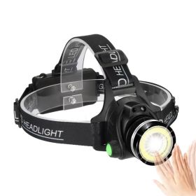 Rechargeable Headlamp for Camping Cycling Hiking Hunting (Type: Headlamp, Color: black)