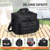 VEVOR Cooler Bag, 20L insul. Lunch Bag w/ Molle Design & Multi-Pocket, 600D Cooler Lunch Box w/ Removable Storage Bags, Soft Cooler