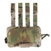 KRYDEX Tactical Camo Admin Pouch Utility MOLLE / Belt Pouch 4"x7" Storage Organizer Panel Pouch Hunting Outdoor Accessories