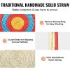 VEVOR Archery Target, 3 Layers 20" Arrow Target, Traditional Solid Straw Round Archery Target Shooting Bow, Hand-Made Arrows Target, Coloured Rope