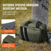 VEVOR Range Bag for 2 Pistols Tactical Gun Bag 2 Built-in Pistol Bags Green, Range Bag for Handguns Gun Case Bag w/ Lockable Zipper