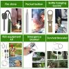 47 in 1 Survival Kits, Gifts for Men, Professional Survival Gear First Aid Supplies for SOS Hiking Hunting Camping