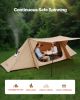 VEVOR Camping Hot Tent, Lightweight Bushcraft Tent with Stove Jack & 2 Tarp Poles, Waterproof Tents Shelters, Portable Tents for 2 Persons