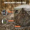 VEVOR hntg Blind, 288AA See Through Ground Blind, 6-7 Person Pop Up Deer Blind for hntg w/ Carrying Bag, Portable Resilient hntg Tent