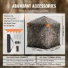 VEVOR hntg Blind, 288AA See Through Ground Blind, 6-7 Person Pop Up Deer Blind for hntg w/ Carrying Bag, Portable Resilient hntg Tent