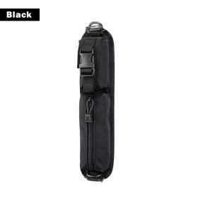 Tactical Molle Accessory Bag For Men & Women; Multi-Purpose Wear -resistant bpck Shoulder Bag w/ adj. Strap For outdr hntg Camping Travel (Color: black)