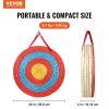 VEVOR Archery Target, 5 Layers 20" Arrow Target, Traditional Solid Straw Round Archery Target Shooting Bow, Hand-Made Arrows Target, Coloured Rope