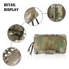 KRYDEX Tactical Camo Admin Pouch Utility MOLLE / Belt Pouch 4"x7" Storage Organizer Panel Pouch Hunting Outdoor Accessories
