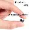 Xemussa 500pcs 6mm steel balls, iron balls, precision steel bearing balls, suitable for slingshots