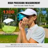 VEVOR Golf Rangefinder, 1300 Yards Laser Golfing Hunting Range Finder, 6X Magnification