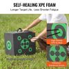 VEVOR Archery Target, 16"x18" All-side Shotting Archery Arrow Target, outdr Portable Archery Target w/ Carry Handle, Easy Arrow Removal